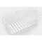 Basicwise Plastic, Clear, 9.75 W, 2.75 H, 6.5 D, 6.5 L QI003394.4 - alternate 6